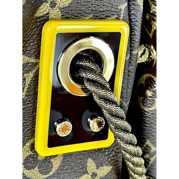 Louis Vuitton Monogram Kalahari GM Hobo Beaded Rope Shoulder Bag Metallic LV EUC - Picture 3 of 16